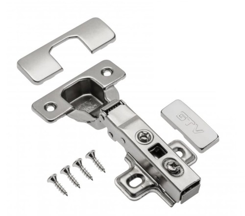 Zawias meblowy GTV PRESTIGE nakładany cichy domyk  