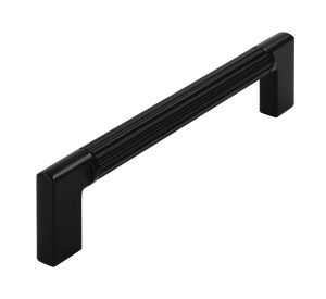 Uchwyt meblowy LOFT Reling FORTE  L-128 mm  CZARNY MAT  