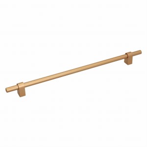 Uchwyt meblowy LOFT Reling długi do szafy  RE44  złoty satynowy mat  800/920 mm 