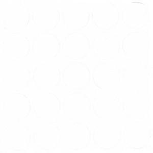 Zaślepka samoprzylepna F14/318 biel alpejska zimna- 25 szt.