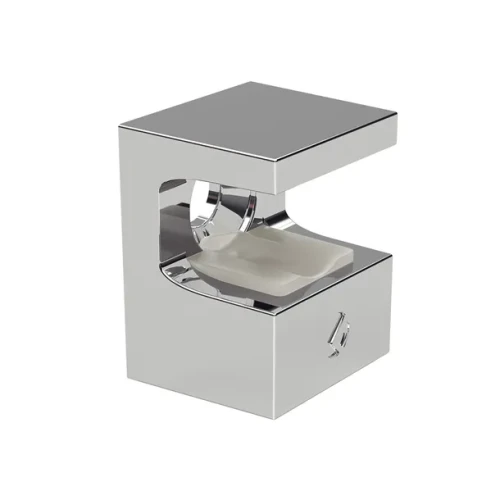 Podpórka do półek szklanych KRISTAL na wkręt, chrom połys2.webp