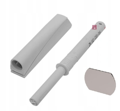 ODBOJNIK K-PUSH OPEN STRONG, Magnetyczny Szary+Adapter