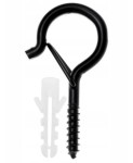 uchwyty meblowe24 Wieszak Haczyk oczkowy wkręcany sufitowy 7 cm - Loft czarny (WIESZAK).jpg