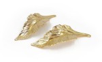 uchwyt do mebli złoty  połysk liść lewy prawy, mosiądz komoda salon ozdoba uchwyty meblowe24 ..jpg
