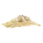 uchwyt do mebli złoty  połysk liść lewy prawy, mosiądz komoda salon ozdoba uchwyty meblowe24.jpg