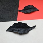 UCHWYT DO MEBLI CZARNY MAT LIŚĆ WŁOSKI , KOMODA SZAFA UCHWYTY MEBLOWE24.jpg