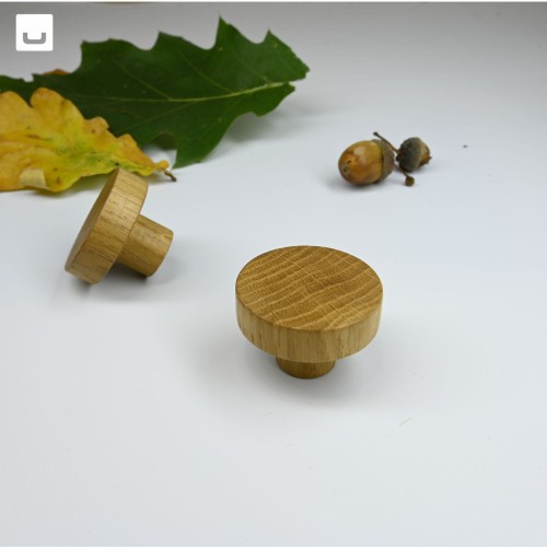 gałka do mebli SOma dąb naturalny okrągła kolekcja natura drewniana, olejowoskiem, komoda szafa (2).jpg