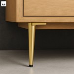 NÓŻKA MEBLOWA POD SZAFKĘ KOMODĘ METALOWA NOWOCZESNA SZPILKA, LOFT, CZARNY MAT ZŁOTY SZCZOTKWOANY, ZŁOTA CZARNA,  (1).jpg