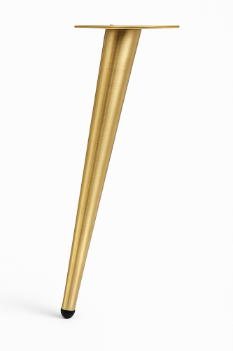 Nóżka meblowa SZPILKA złota szczotkowana metalowa nóżka do mebli h-230 mm  