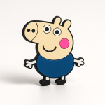 uchwyt do mebli dziecięcych, pokój dziecka pepa świnka georg, uchwyt bezpieczny silikonowy (5).png