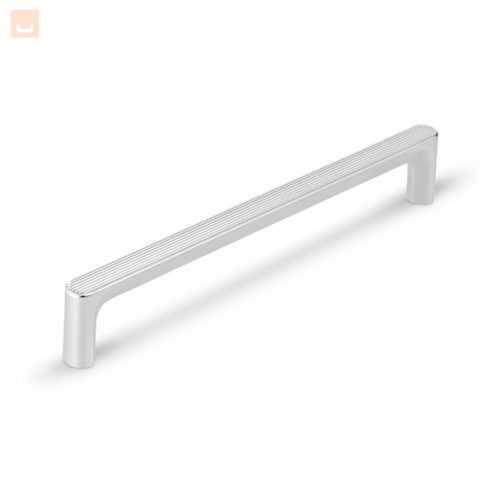 uchwyt meblowy modny ryflowany uchwyt do mebli nowoczesny AQUA chrom połysk 160mm FILO.jpg