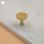 GAŁKA DO MEBLI RONDO PŁASKA, OKRĄGŁA, ZŁOTY SZCZOTKOWANY, ZŁOTY MAT, CZARNY MAT, KOMODA, SALON, PRZEDPOKÓJ. POJEDYNCZA GAŁKA. (2).jpg