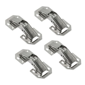 4x Zawias meblowy GTV tłoczkowy duży ze sprężyną bezpuszkowy ZESTAW