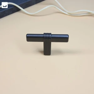 Gałka meblowa T-bar ryflowana STRATO tytan 2C01519000.GH L-55mm
