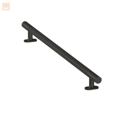 Uchwyt meblowy ryflowany FLUTED 6883.232 czarny mat 320mm