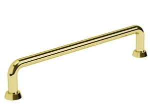 Uchwyt meblowy relingowy US18 złoty połysk  160 mm          