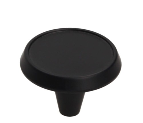 Gałka meblowa LOFT  GU09 -230, soft touch Czarny Mat  