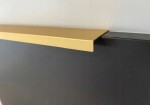 Uchwyt meblowy krawędziowy , nakładany na front złoty , złoto mat zdjęcie. kuchnia.jpg