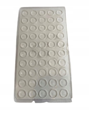Amortyzator Odbojnik Silikonowy Samoprzylepny fi 10x1,5 mm, Przeźroczysty