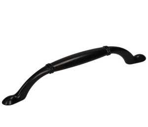 Uchwyt meblowy LOFT  GAMET UR49-LPM30, Czarny mat, L-128 mm