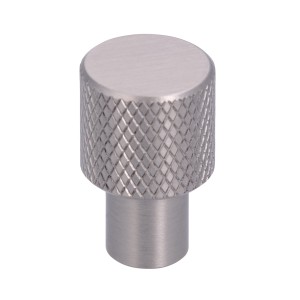 Gałka meblowa MUSKARI Prążkowana FI-16 mm, Aluminium