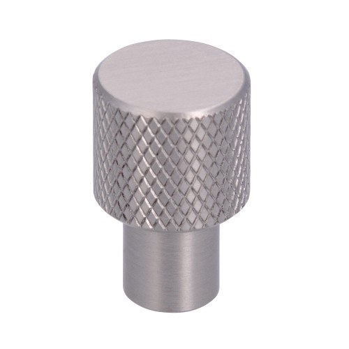 Gałka meblowa MUSKARI Prążkowana FI-16 mm, Aluminium