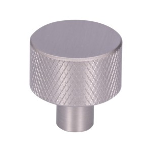 Gałka meblowa MUSKARI Prążkowana FI-24 mm, Aluminium 