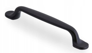 Uchwyt meblowy Prosty LOFT UM26,  L-192/225 mm, CZARNY MAT