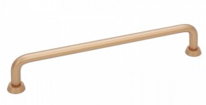 Uchwyt meblowy relingowy US18-R15,  Złoto satynowe, 192/207 mm