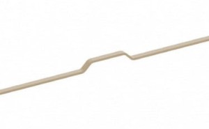 Uchwyt meblowy UA130,  L-352 mm,  Złoty satynowy mat