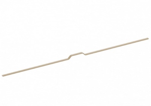 Uchwyt meblowy UA130,  L-1056 mm,  Złoty satynowy mat