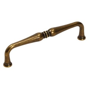 Uchwyt meblowy stylowy Gamet UR55-G35, STARE ZŁOTO, L-128 mm 