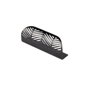 Uchwyt meblowy krawędziowy JODEŁKA L-96 czarny mat 